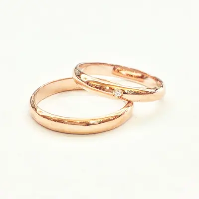 Argollas #39 · Modelos minimalistas — par de argollas de matrimonio, modelo A-19-3 — Joyería y Hechuras Rivera